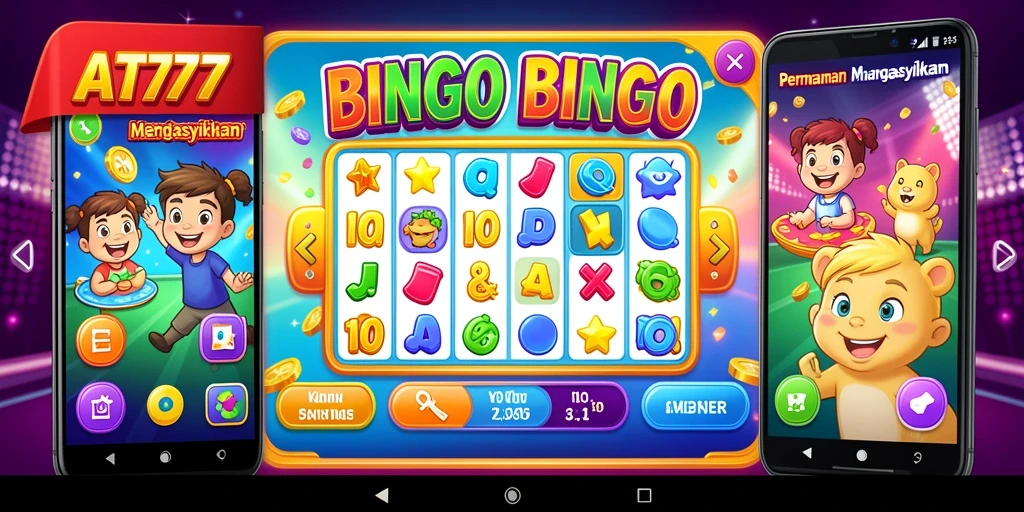 Tampilan gameplay Bingo yang seru dan interaktif di AT777.