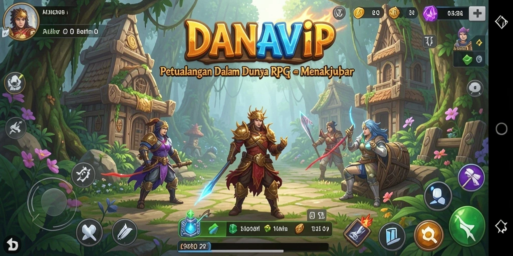 Gameplay menakjubkan di dunia RPG yang imersif.
