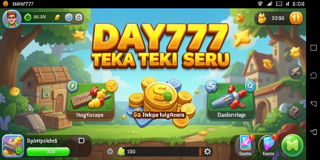 Tampilan gameplay DAY777 dengan teka-teki yang menantang.