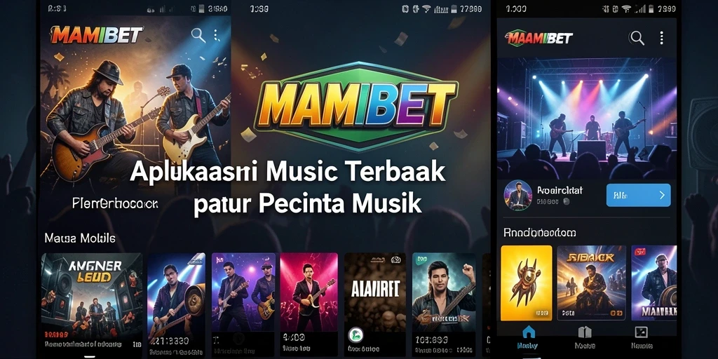 Tampilan gameplay MAMIBET yang menampilkan tantangan musik.