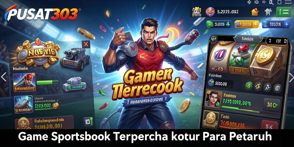 Screenshot PUSAT303 menampilkan antarmuka taruhan olahraga yang menarik.