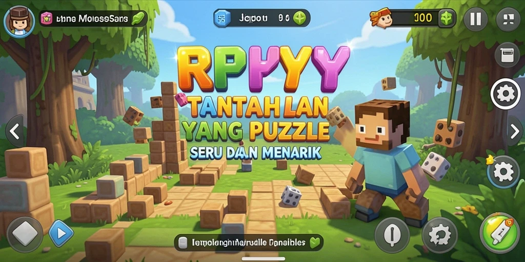 Screenshot gameplay yang menunjukkan serunya menyelesaikan teka-teki Puzzle.